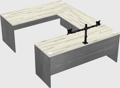 U-shaped desk