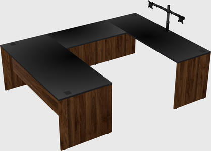 U-shaped desk