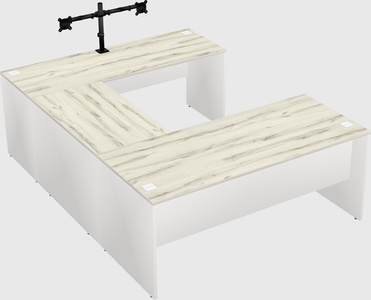 U-shaped desk