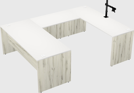 U-shaped desk