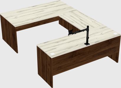 U-shaped desk