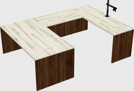 U-shaped desk