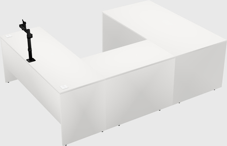 U-shaped desk