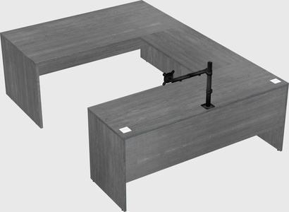 U-shaped desk