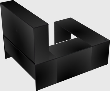 U-shaped desk