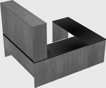 U-shaped desk
