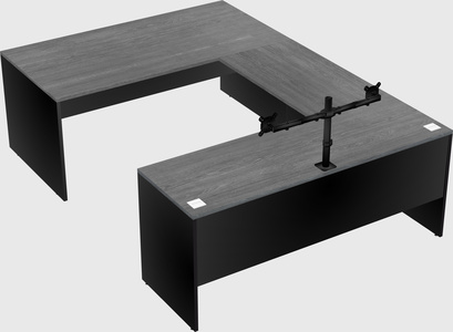 U-shaped desk