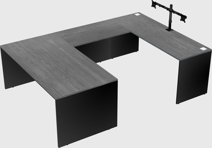 U-shaped desk