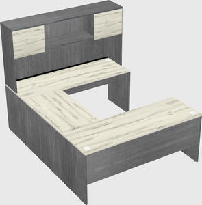U-shaped desk