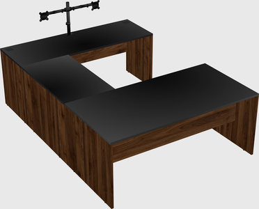 U-shaped desk