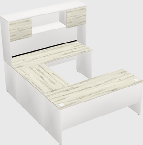 U-shaped desk