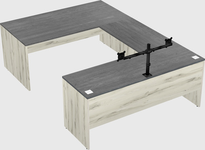 U-shaped desk