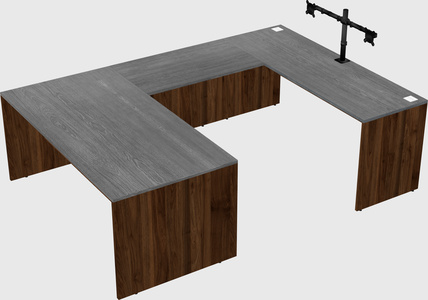 U-shaped desk