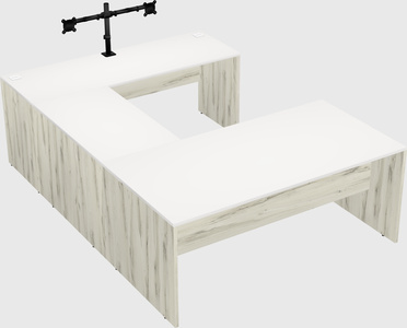 U-shaped desk