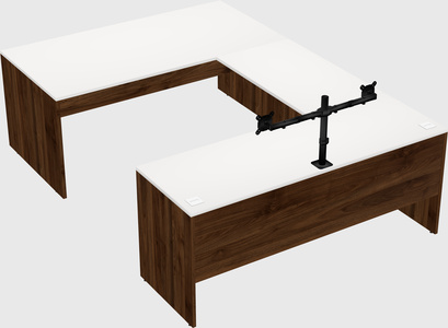 U-shaped desk