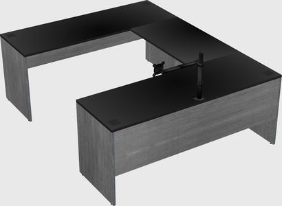 U-shaped desk