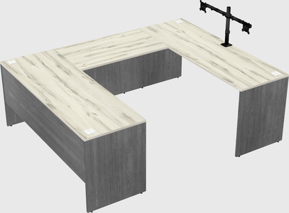 U-shaped desk
