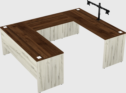 U-shaped desk