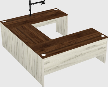 U-shaped desk