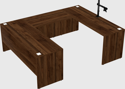 U-shaped desk