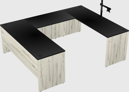 U-shaped desk