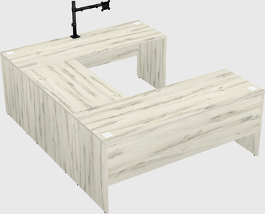 U-shaped desk