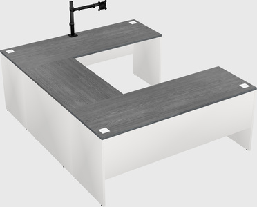 U-shaped desk