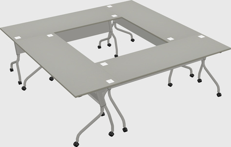 Flip-top desk