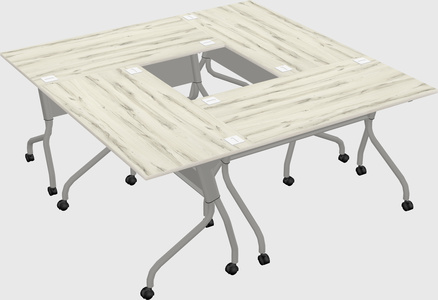 Flip-top desk