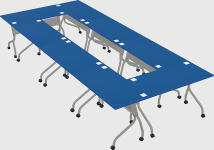 Flip-top desk