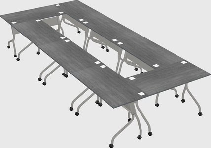 Flip-top desk