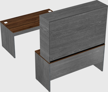 U-shaped desk