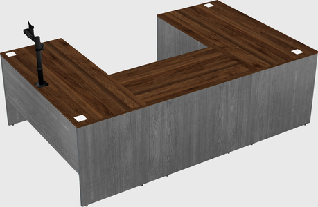 U-shaped desk