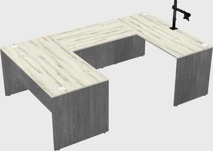 U-shaped desk