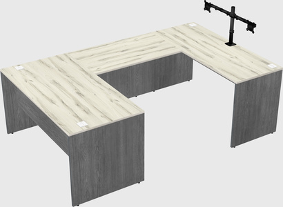 U-shaped desk