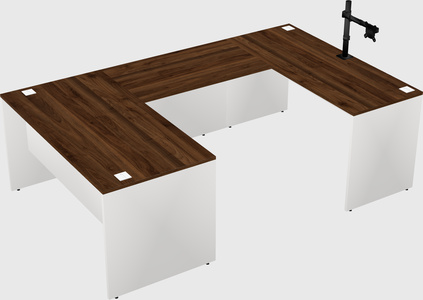 U-shaped desk