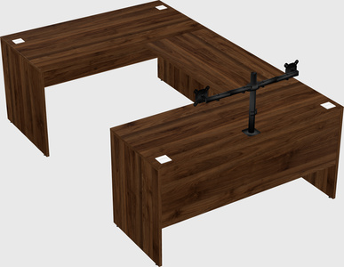 U-shaped desk
