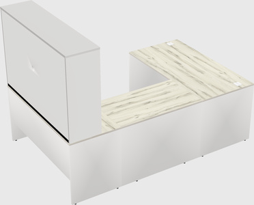 U-shaped desk