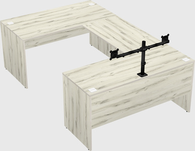 U-shaped desk