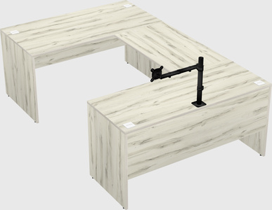 U-shaped desk