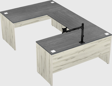 U-shaped desk