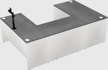 U-shaped desk