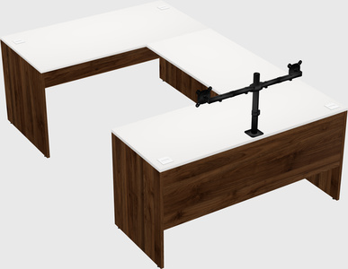 U-shaped desk