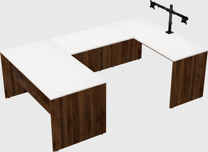 U-shaped desk
