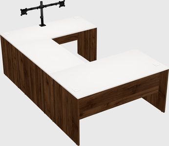 U-shaped desk