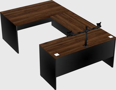 U-shaped desk
