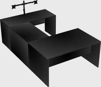 U-shaped desk