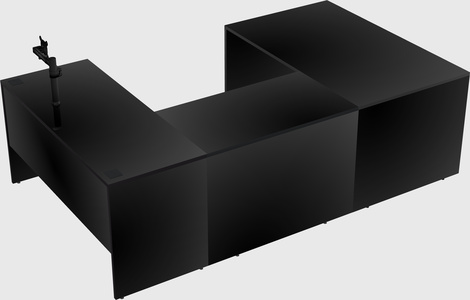 U-shaped desk