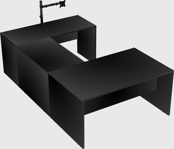 U-shaped desk