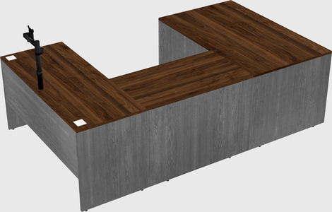 U-shaped desk